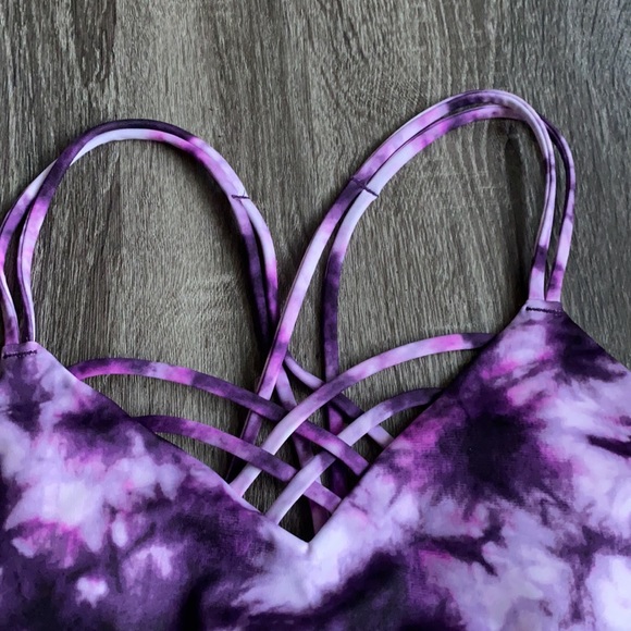 NWOT Joy Lab purple tye dye sports bra - Picture 4 of 6